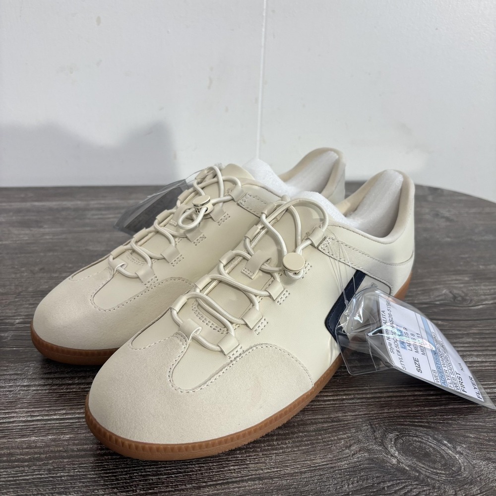 New! Denver Hayes Alita Shoes Womens Size 7 Beige Sneaker Walking Comfort